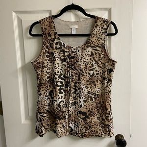 Leopard print shell